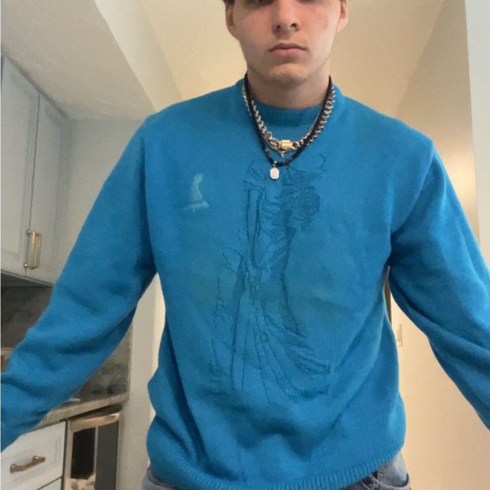 Hogan Vibrant Blue Crewneck Sweater